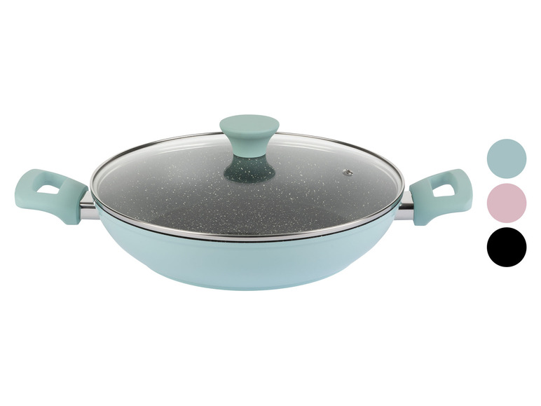 ERNESTO® Aluminium-Servierpfanne, mit Deckel, Ø 28 cm