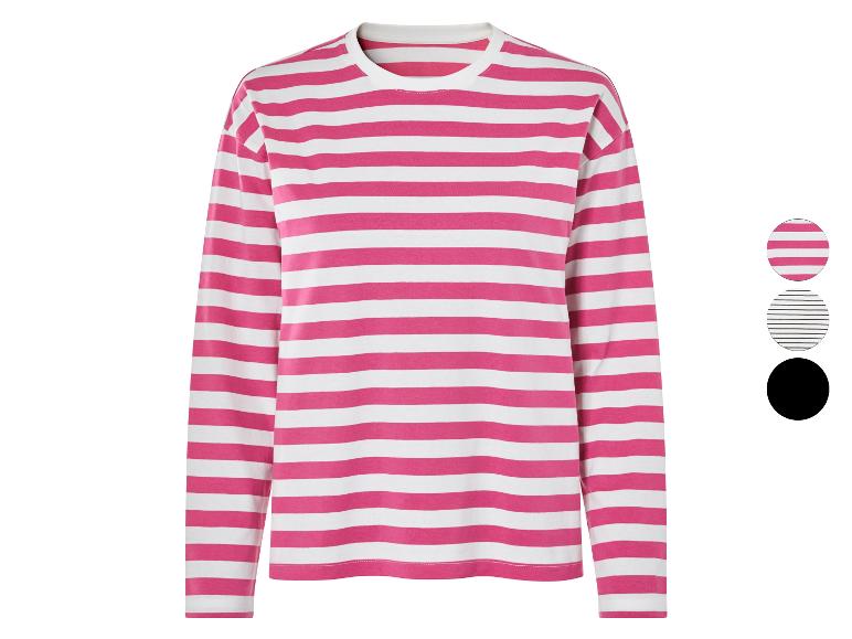ESMARA® Damen Langarmshirt, aus reiner Bio-Baumwolle
