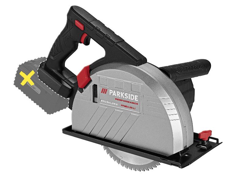 PARKSIDE PERFORMANCE® 20 V Akku-Metallhandkreissäge »PPMSA 20-Li A1«, ohne Akku und Ladegerät
