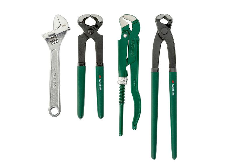PARKSIDE® Rollgabelschlüssel / Rabitzzange / Kantenzange / Eckrohrzange
