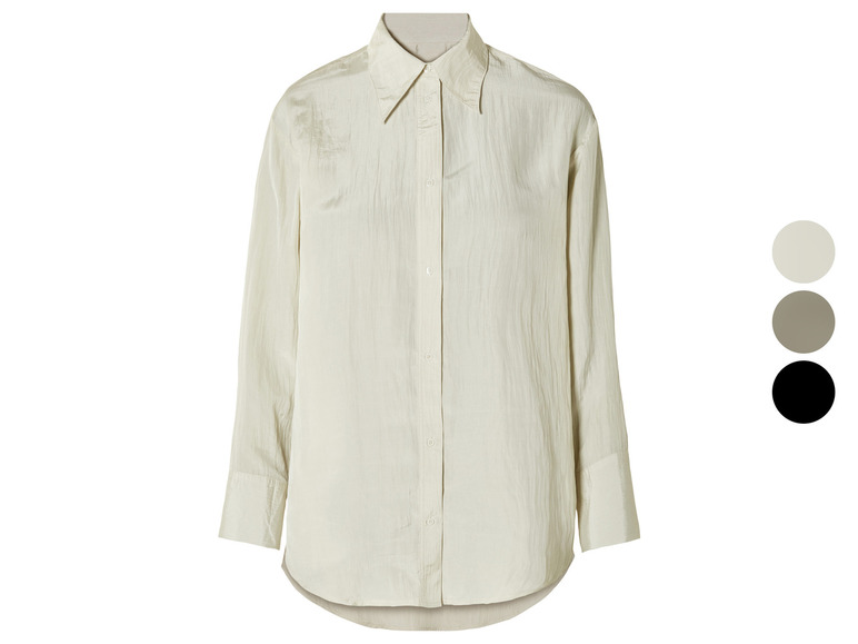 ESMARA® Damen Bluse in Crinkle-Qualität