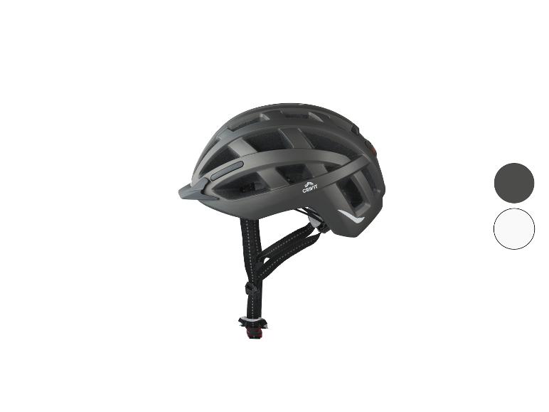 CRIVIT Stadt-Fahrradhelm, mit abnehmbarem Rücklicht