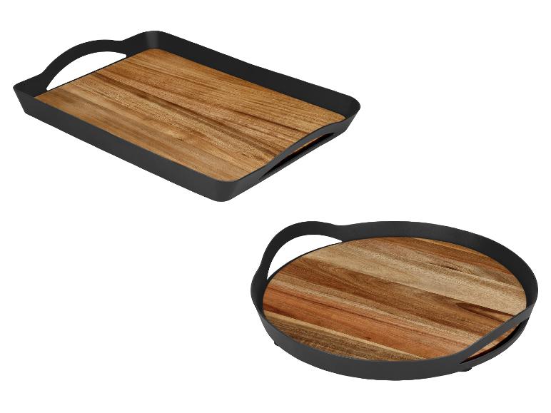SILVERCREST® Serviertablett aus Akazie