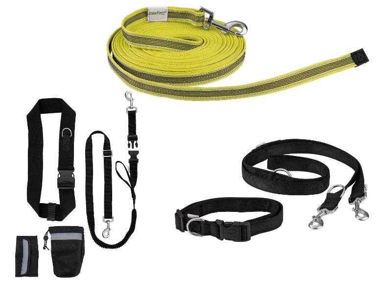 ZOOFARI® Joggingleine / Schleppleine / Hundehalsband mit Hundeleine