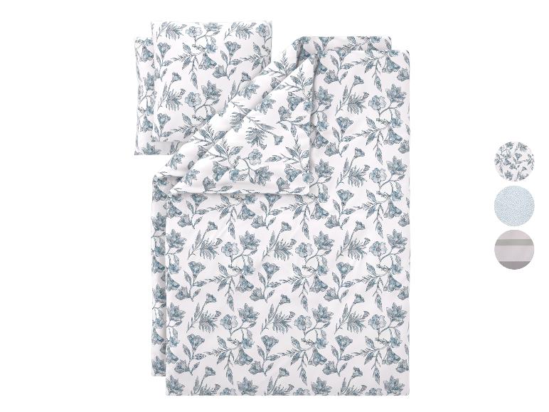 LIVARNO® Renforcé-Bettwäsche-Set, 4-teilig, 135 x 200 cm