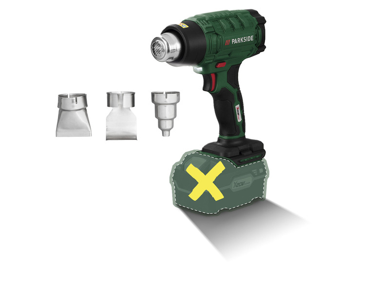 PARKSIDE® 20 V Akku-Heißluftgebläse »PHLGA 20-Li C2«, ohne Akku und Ladegerät