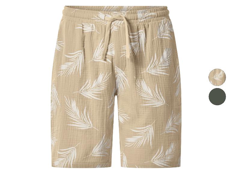 ESMARA MEN Herren Musselin-Shorts