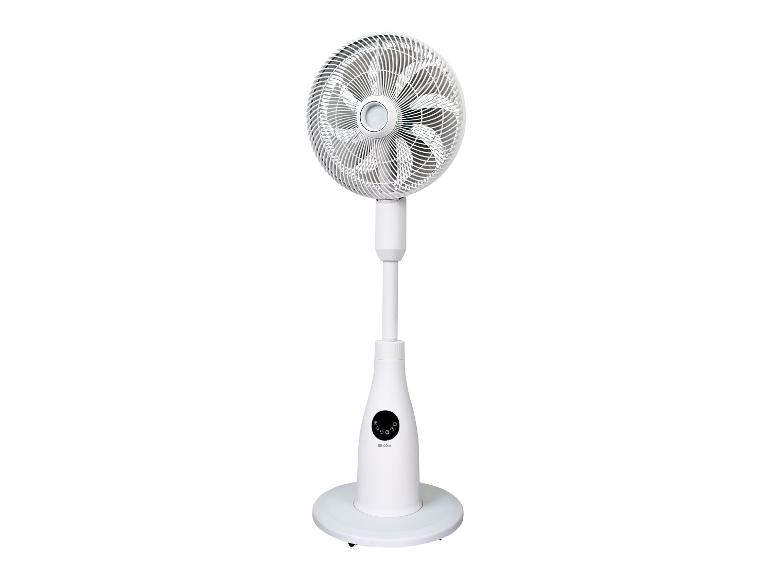 BE COOL Premium Sprühnebel-Standventilator mit 2 Liter Wassertank