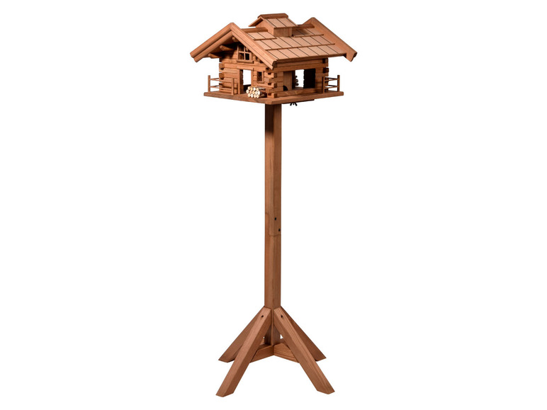 DOBAR Vogelfutterhaus »Tirol«, inkl. Standfuß, H 117 cm, aus Holz