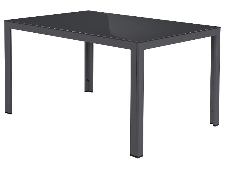 LIVARNO® Alu-Gartentisch »Houston / Toronto« grau, 140 x 92 x 74 cm