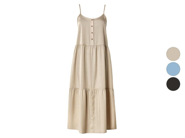 ESMARA® Damen Midikleid, mit Knopfleiste