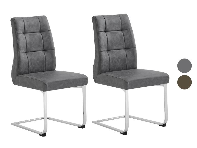 BYLIVING Stuhl »Marlen«, 2 Stück, mit ergonomisch gepolsterter Rückenlehne