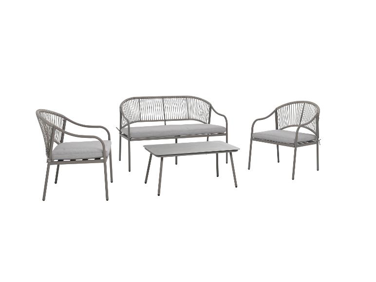 GREEMOTION Stahl-Geflecht-Coffee-Set »Bilbao«, 4-teilig