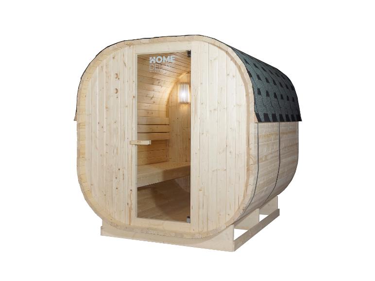 HOME DELUXE Outdoor Sauna »CUBE XL«
