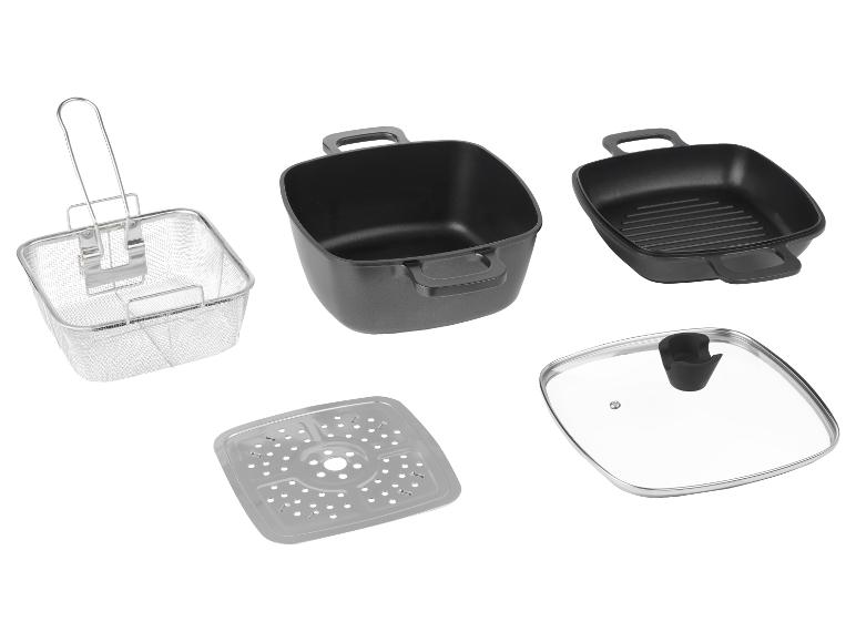 SILVERCREST® Aluguss-Multifunktions-Set, 5-teilig