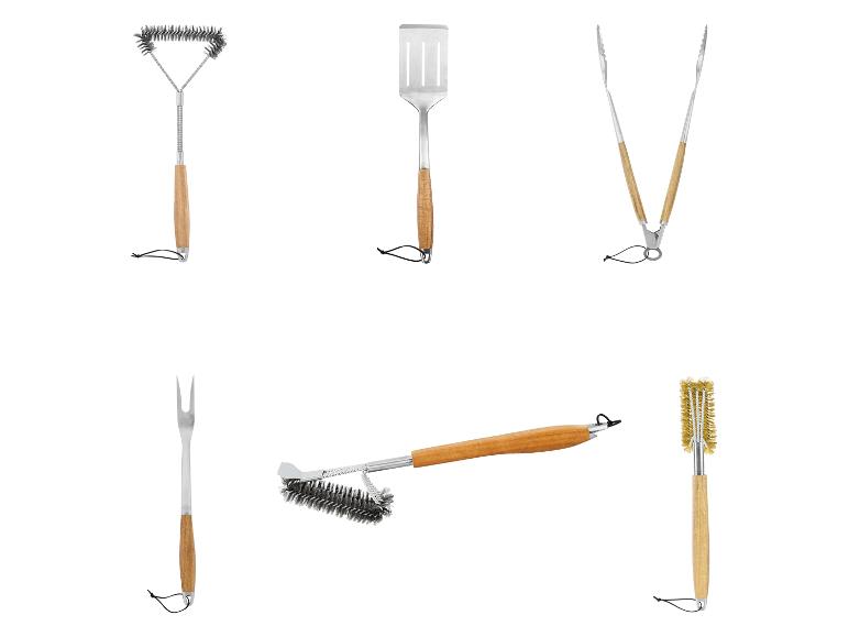 GRILLMEISTER Grillzubehör mit Holzgriff