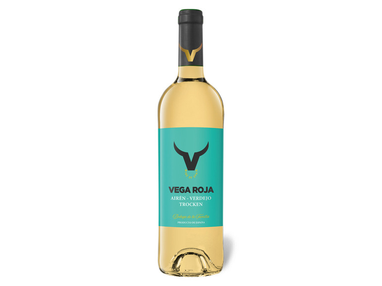 VEGA ROJA Airén-Verdejo Valdepeñas DO trocken, Weißwein 2024