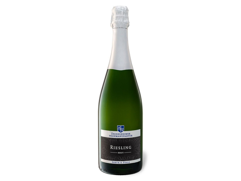 DEIDESHEIMER WEINMANUFAKTUR Riesling Sekt b.A. brut, Schaumwein