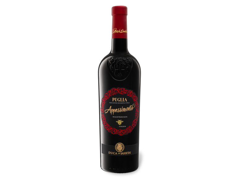 DUCA DI SASSETA Appassimento Puglia IGT halbtrocken, Rotwein 2025