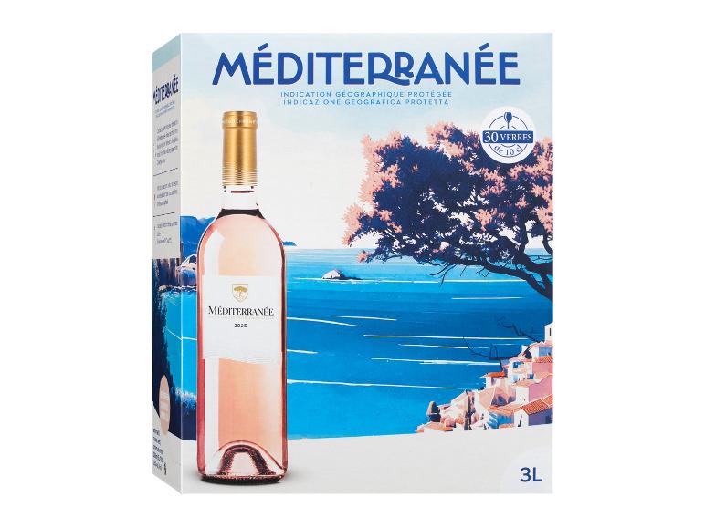 Méditerranée Rosé IGP 3-l-Bag-in-Box trocken, Roséwein 2025
