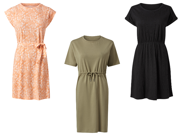 ESMARA® Damen Kleid, überschnittene Schultern