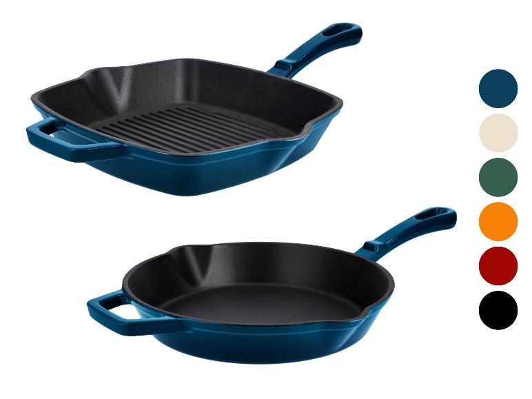 SILVERCREST® Premium-Gusseisengrillpfanne / Premium-Gusseisenpfanne