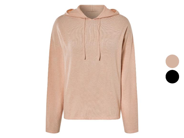 ESMARA® Damen Langarmshirt, leger mit Kapuze