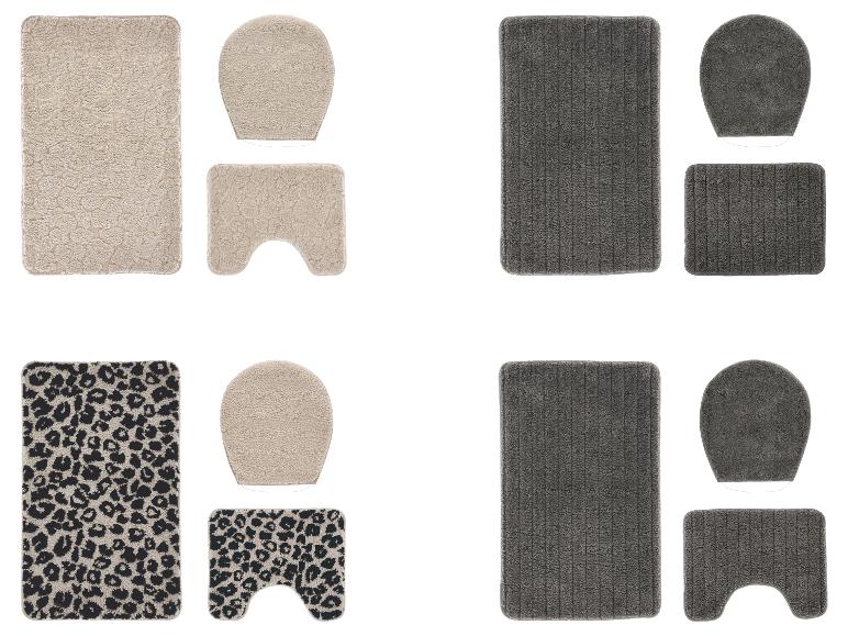 LIVARNO® Badezimmergarnitur, 3er-Set