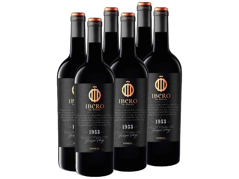 6 x 0,75-l-Flasche Weinpaket Ibero de Paniza Cariñena DOP trocken, Rotwein