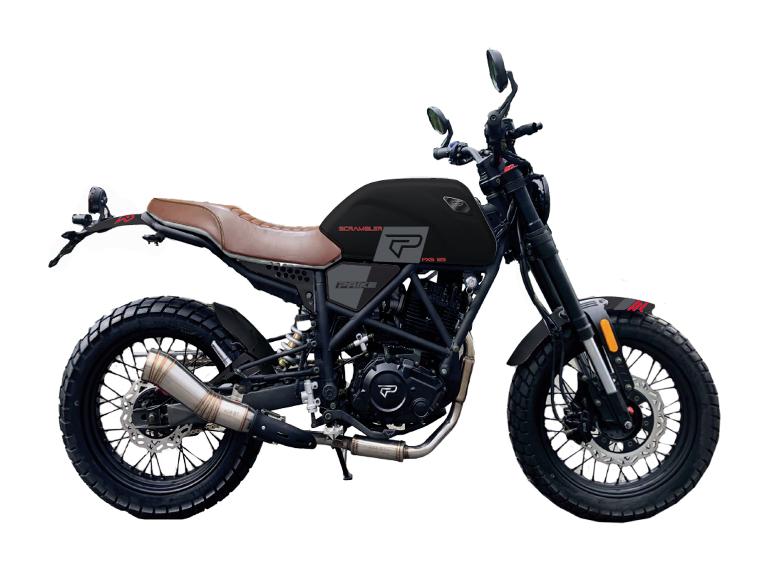 PRIKE Motorrad »PXS 125 Scrambler«, 125 ccm, 85 km/h