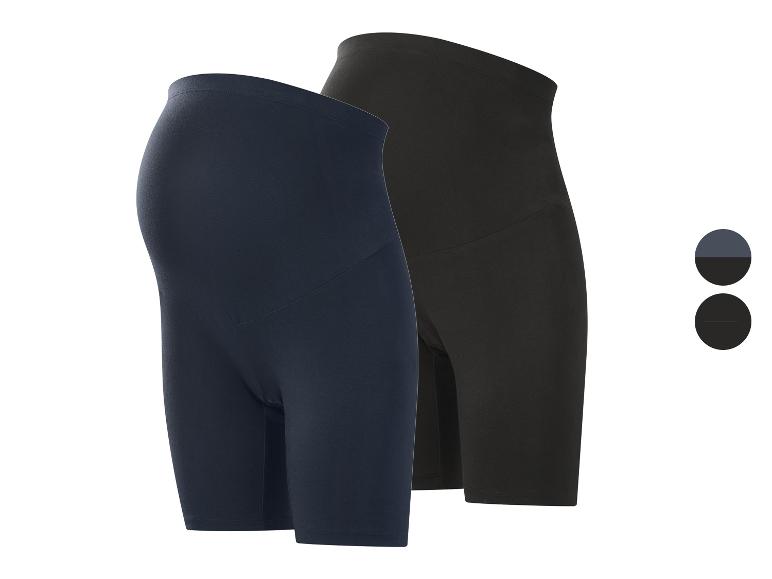ESMARA® Damen Umstands-Radlerhosen, 2 Stück