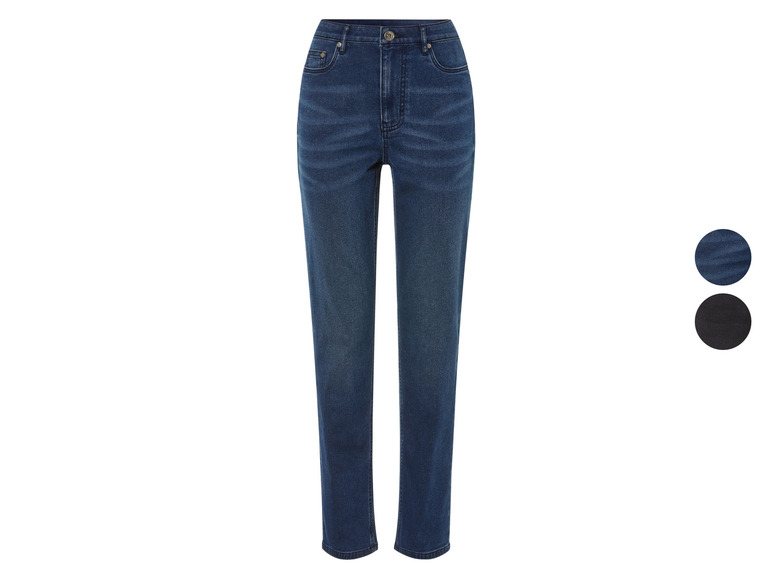 ESMARA® Damen Thermo-Jeans, Straight Fit, normale Leibhöhe