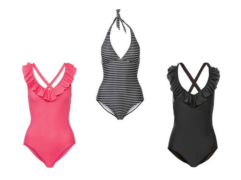 ESMARA® Damen Badeanzug, pflegeleichte Qualität