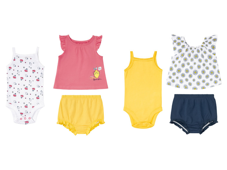 LUPILU® Baby Sommerset, 3-teilig, aus reiner Bio-Baumwolle