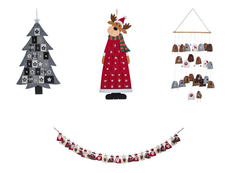 LIVARNO HOME Adventskalender Filz
