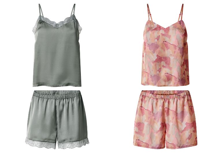 ESMARA® Damen Satin-Pyjama