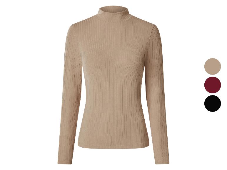 ESMARA® Damen Gerippter Strickpullover