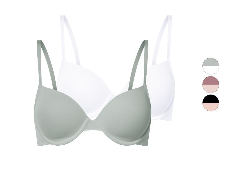 ESMARA® Damen Bügel-BHs, 2 Stück