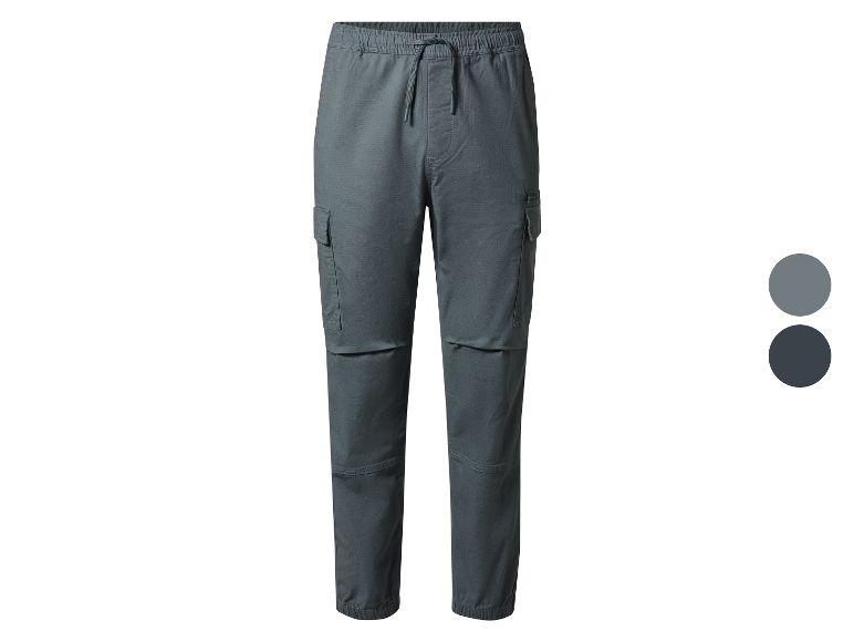 ESMARA MEN Herren Cargohose, mit Ripstop-Muster