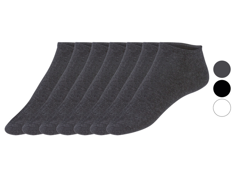 NUR DER Herren Sneaker Socken, 7 Paar, hautsympathisch und atmungsaktiv