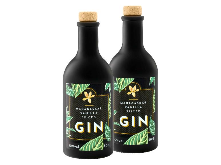 2 x 0,5-l-Flasche Spirituosenpaket Madagascar Vanilla Spiced Gin 40% Vol