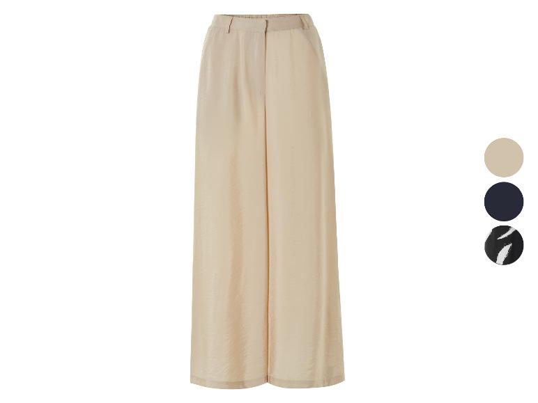 ESMARA® Damen Wide-Leg-Hose, aus eleganter Twill-Qualität