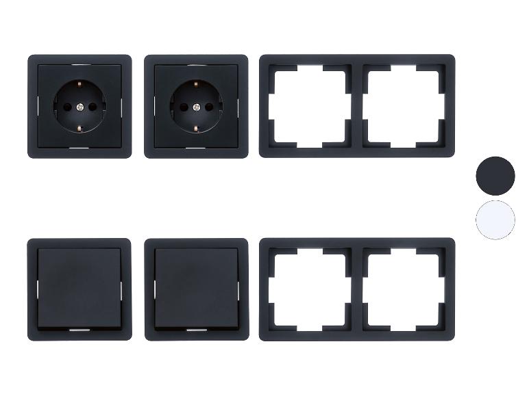 SILVERCREST® Steckdosen-Set / Wechselschalter-Set, mit schraubenlosen Anschlussklemmen