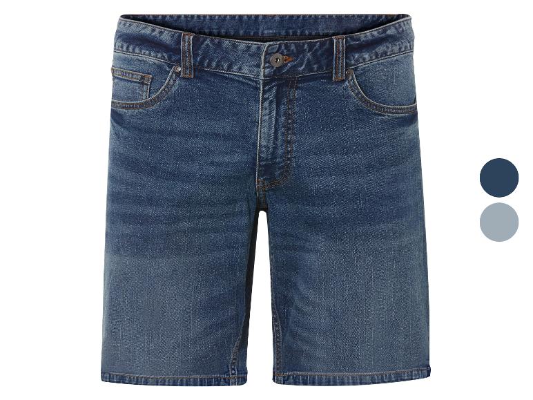 LIVERGY® Herren Jeansshorts, normale Leibhöhe