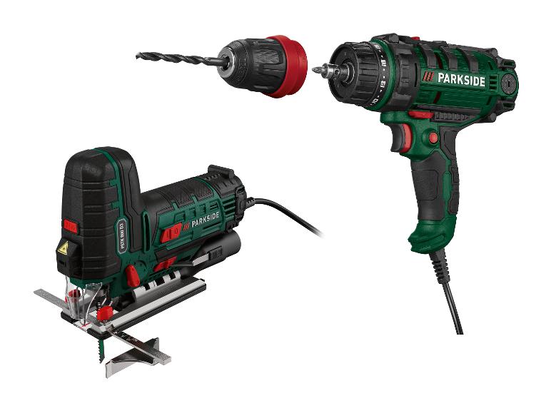 PARKSIDE® 2-Gang Netzbohrschrauber »PNS 300 B3« und Pendelhubstichsäge »PSTK 800 D3«
