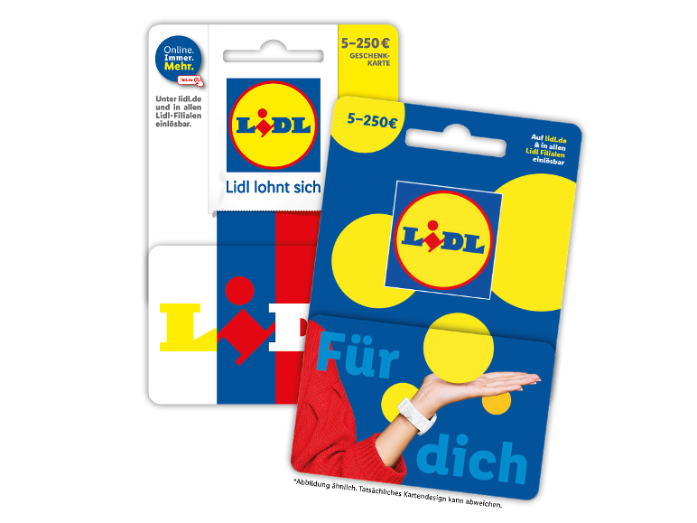 Lidl Geschenkkarte 15,00  (physischer Gutschein)