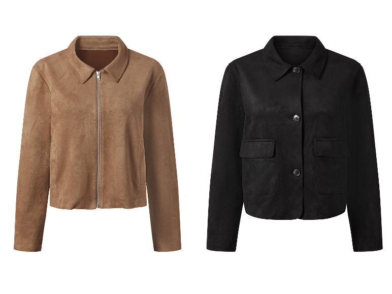ESMARA® Damen Velours-Blouson, mit recyceltem Material