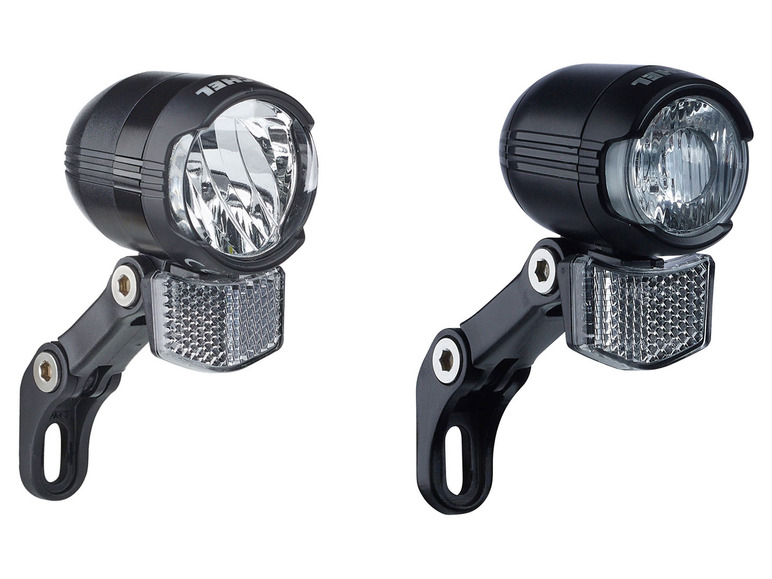 BÜCHEL Fahrradleuchte »Shiny«, schwarz