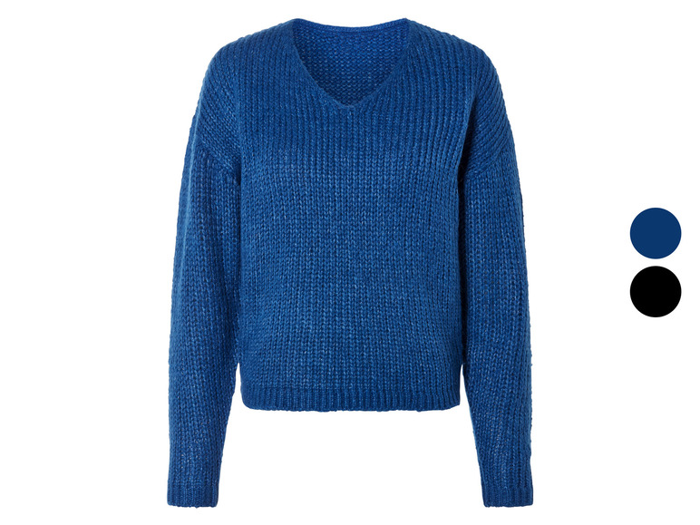 ESMARA® Damen Grobstrick-Pullover, mit Wollanteil