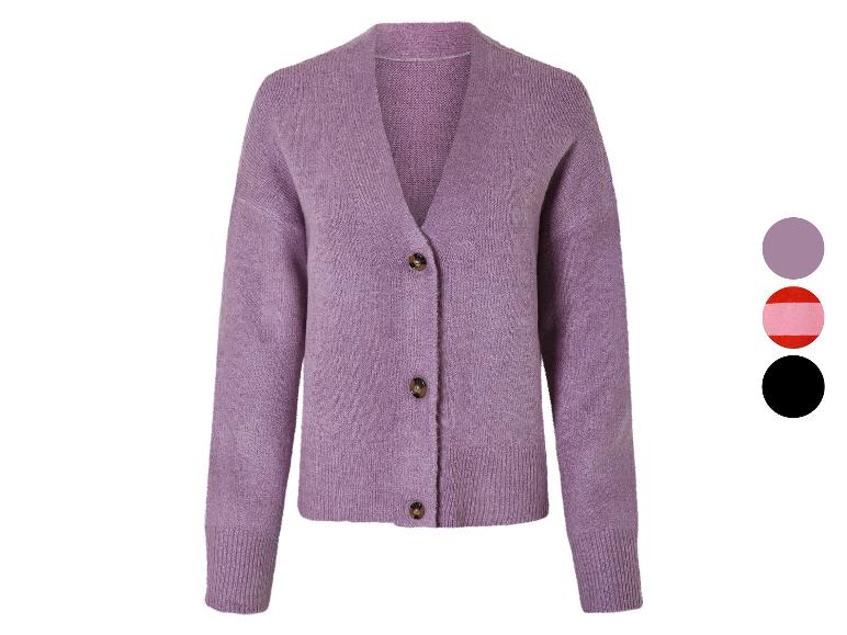 ESMARA® Damen Strickcardigan, mit Bündchen an Ärmeln und Saum